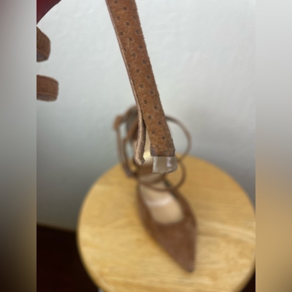 Christian Louboutin Victorilla Biscotto Brown Pump Sandal EU 37.5 US 7.5 - Picture 8 of 12